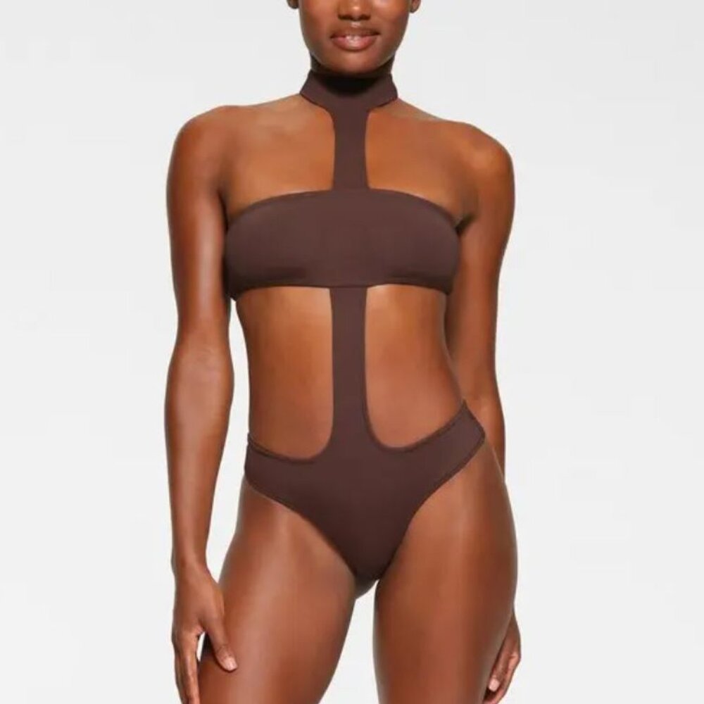 Skims Recycled Swim Cut Out Monokini